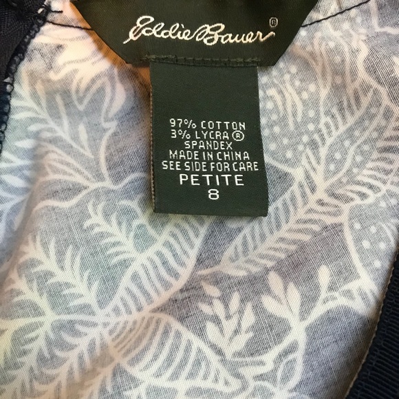 NWOT Petite Eddie Bauer Floral Sleeveless Dress 8 - Picture 8 of 8